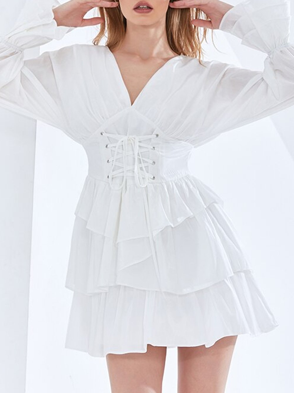 ARIANNA Mini Dress in White