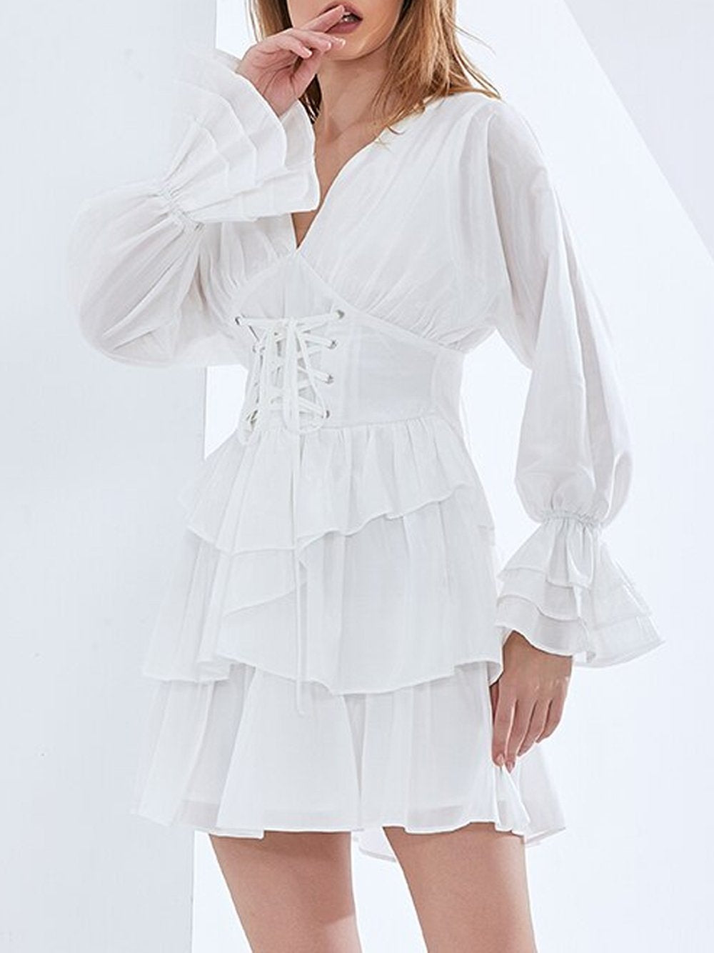 ARIANNA Mini Dress in White