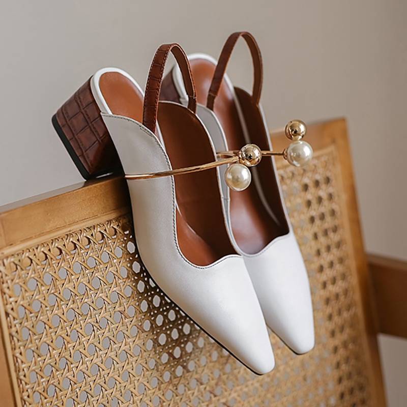 Hunt The Pearls Mules Shoes
