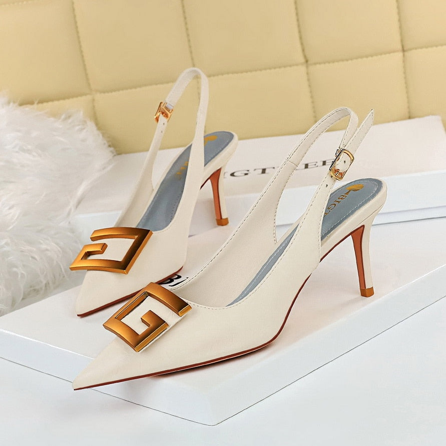 Stay Right Here Slingback Heels