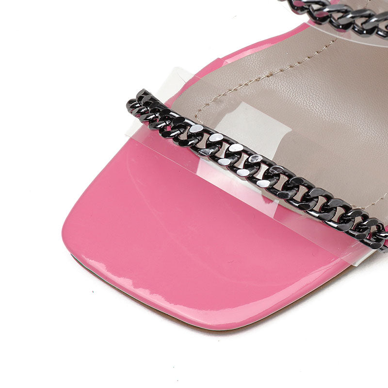 The Strongest Link Square Heeled Sandal