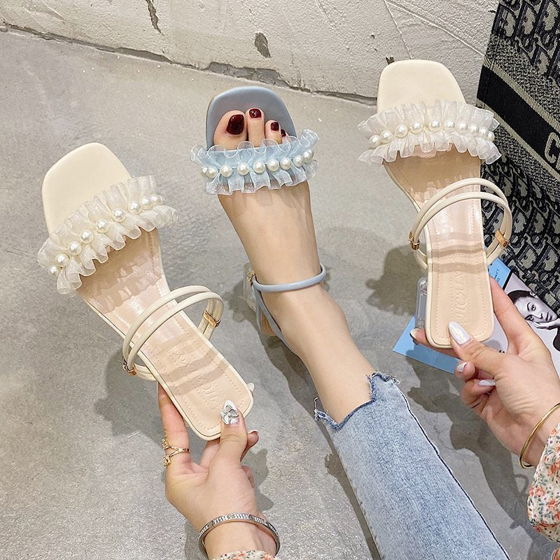 Here Are My Pearl Sandals