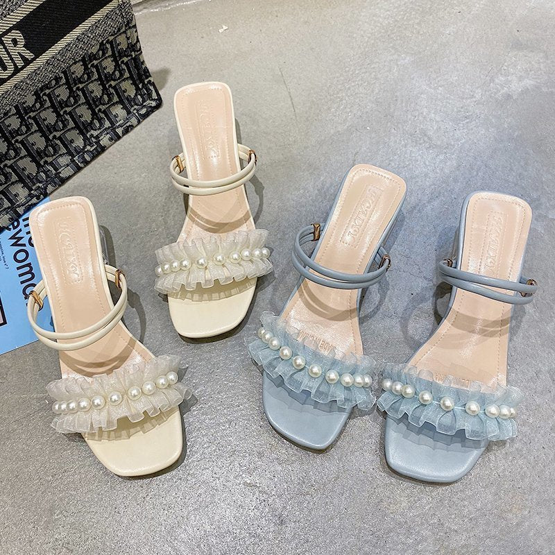 Here Are My Pearl Sandals