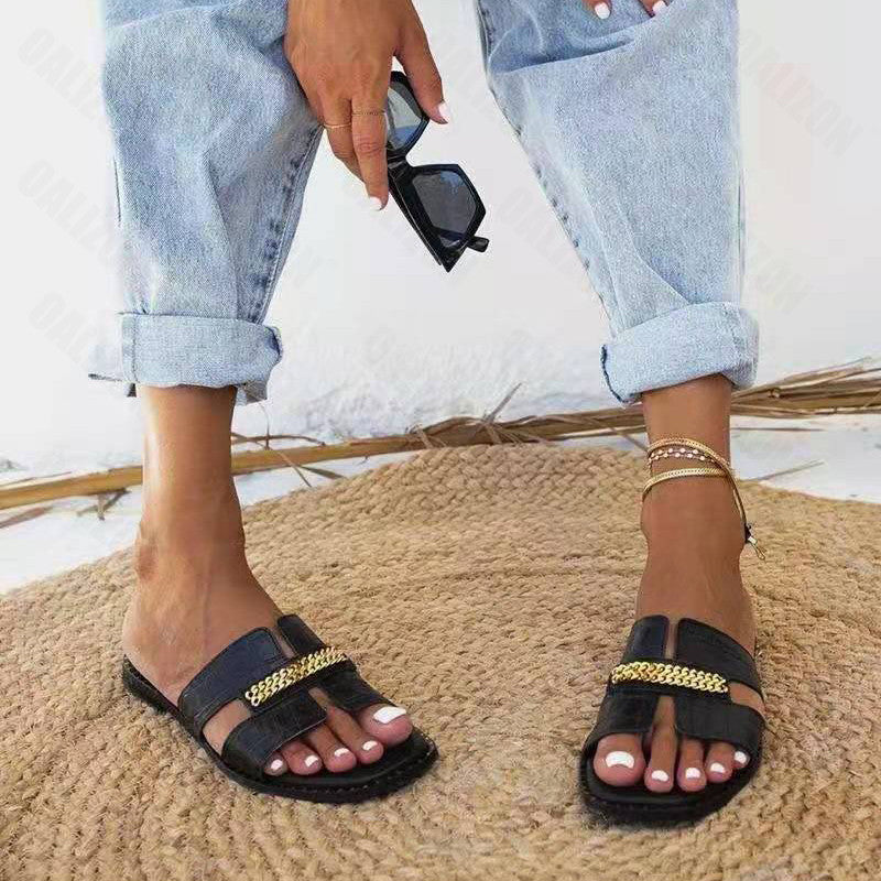The Good Old Days Flat Sandals