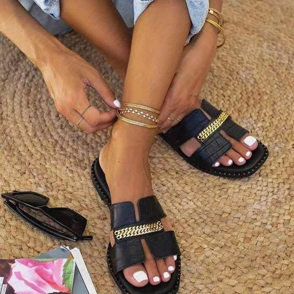 The Good Old Days Flat Sandals