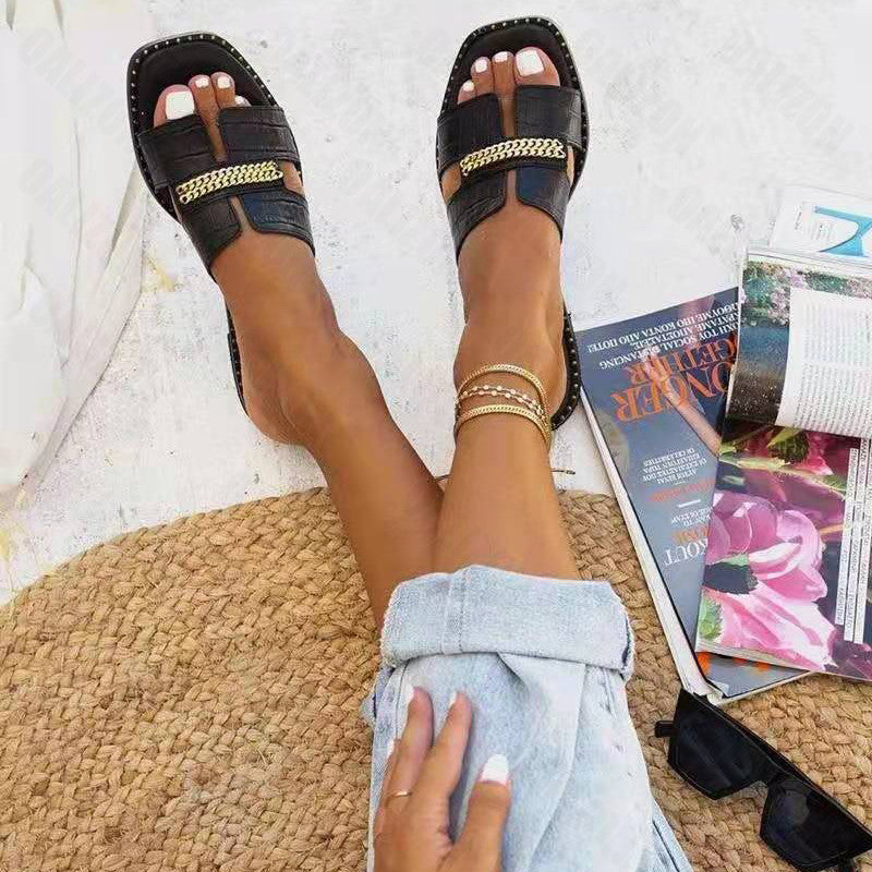 The Good Old Days Flat Sandals