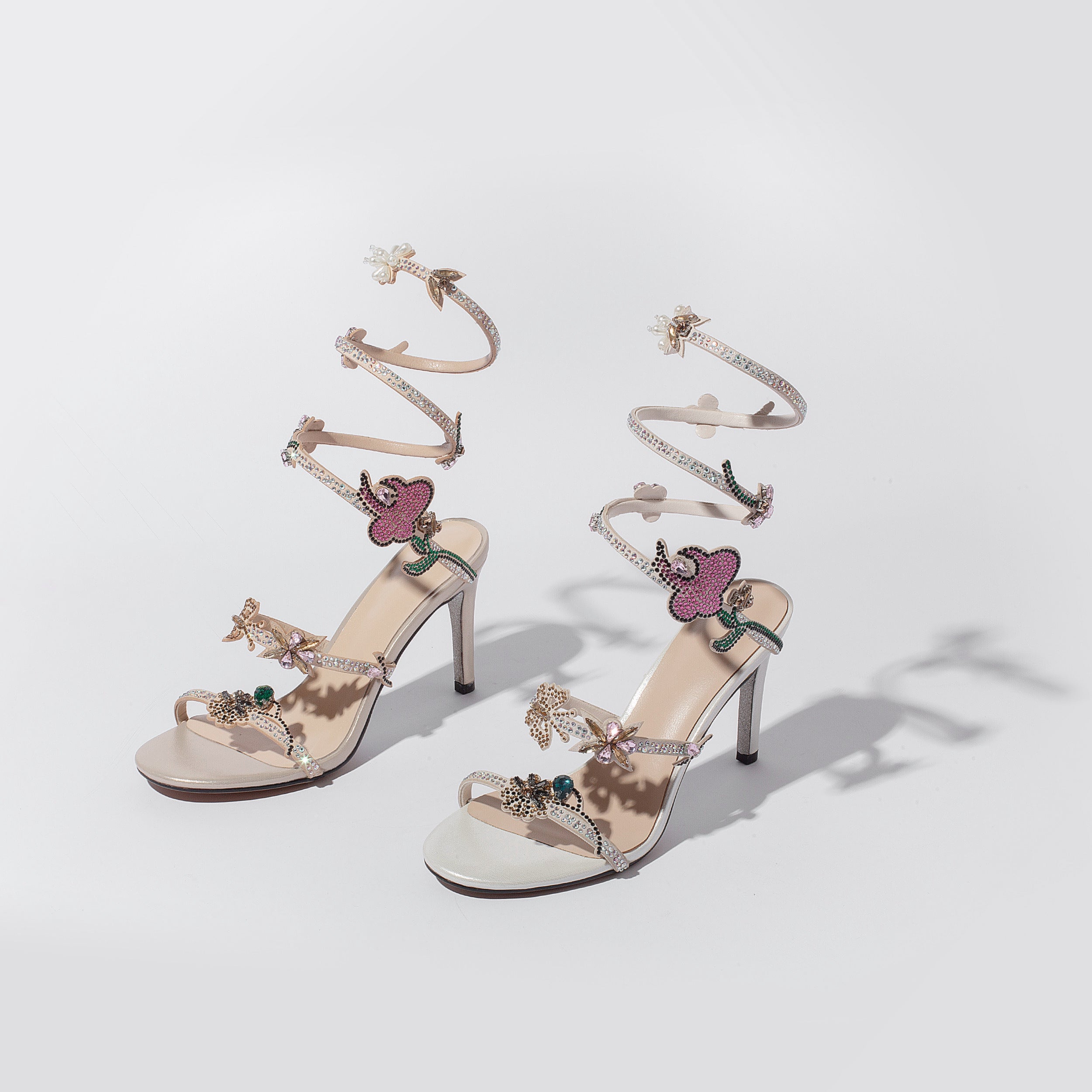 The Sweetest Lady Rose Ankle Heels