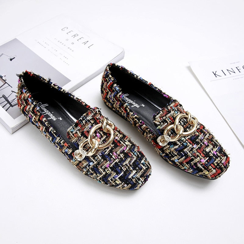 Milky Way Colorful Flat Shoes