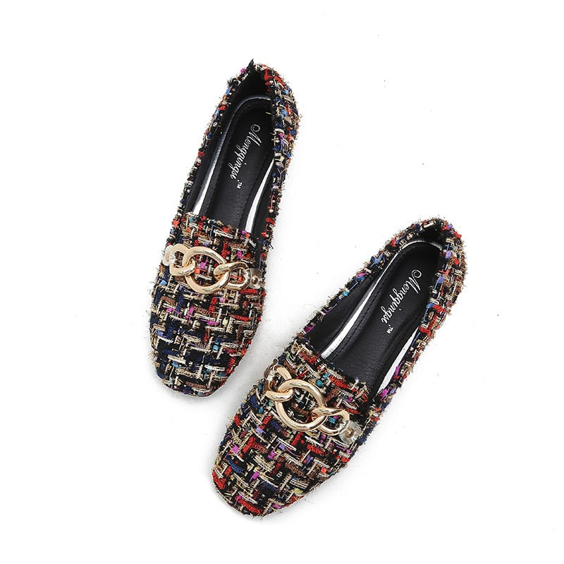 Milky Way Colorful Flat Shoes