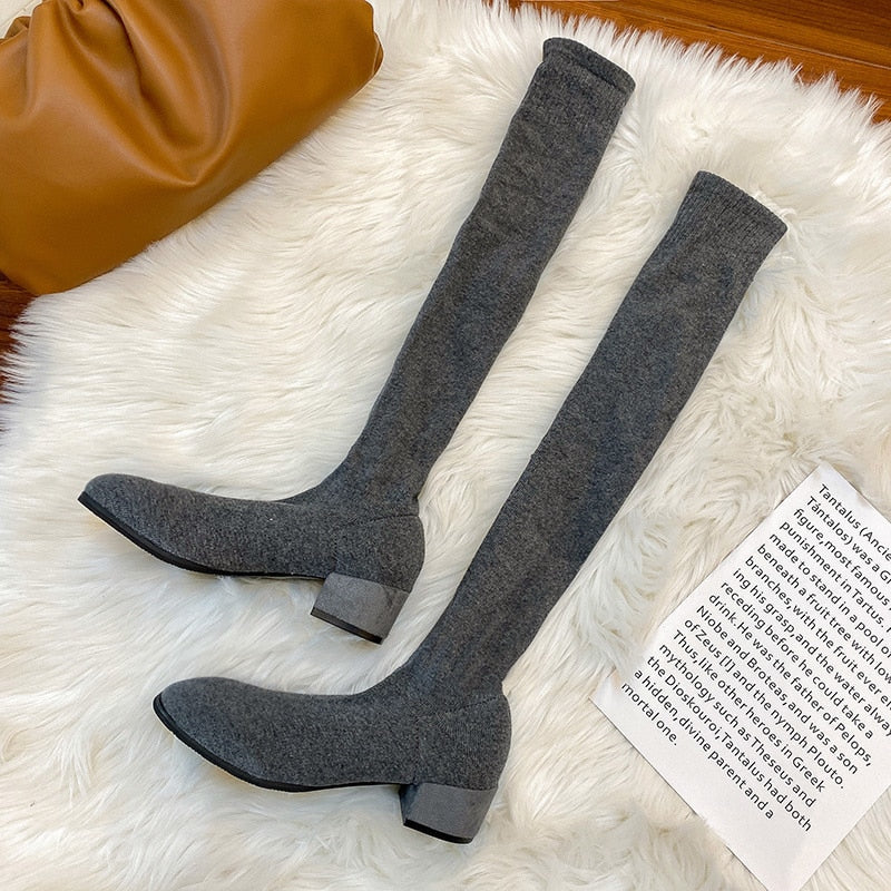 Oh So Cozy Over The Knee Boot
