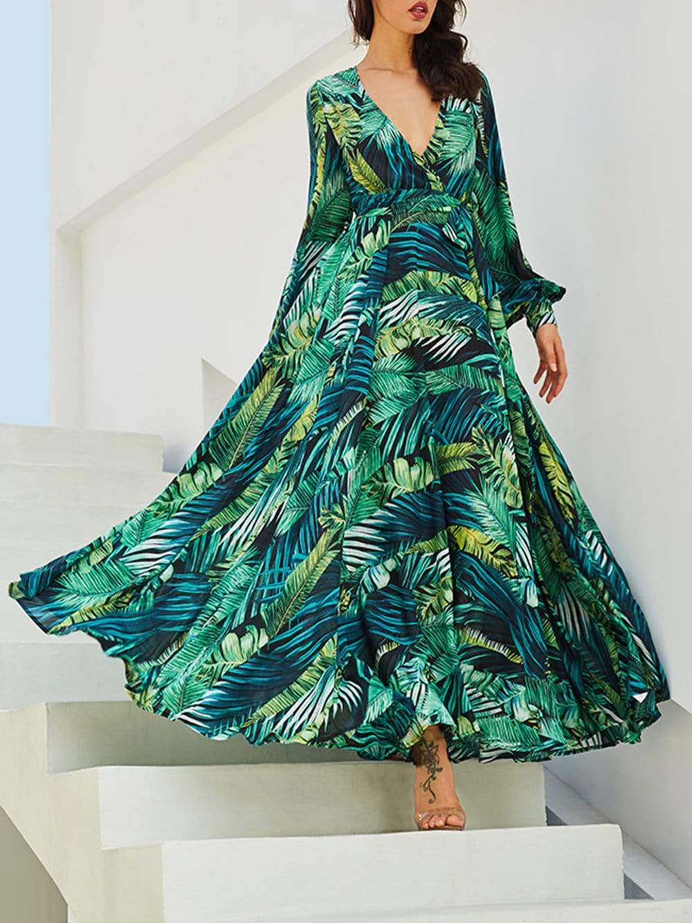 Damitra Floral Maxi Dress