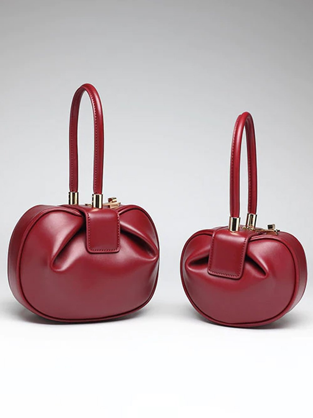 Genuine Leather Dumpling Bag