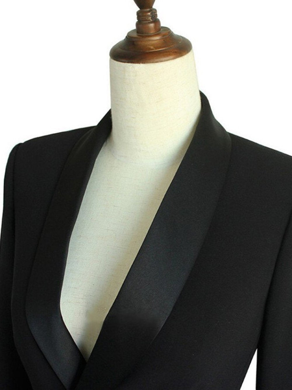 Double-Breasted Blazer Dress in Black