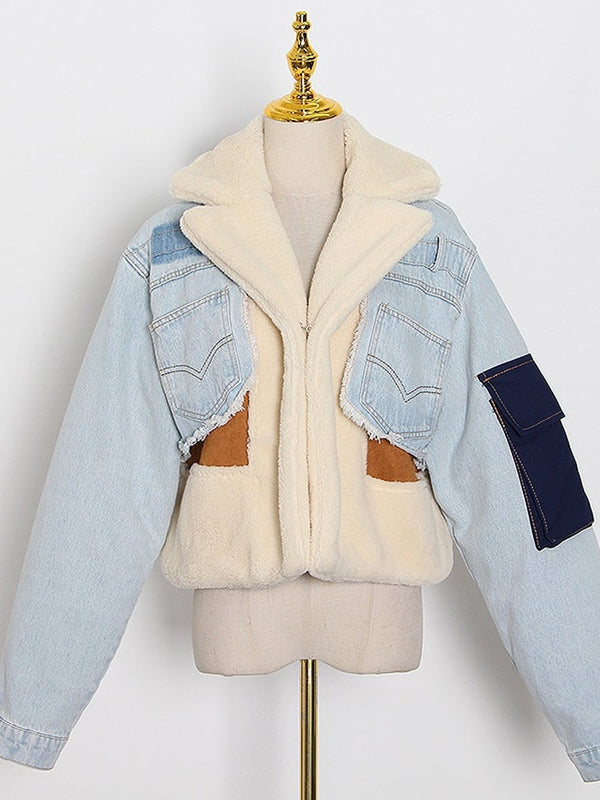 Lambswool Denim Jacket