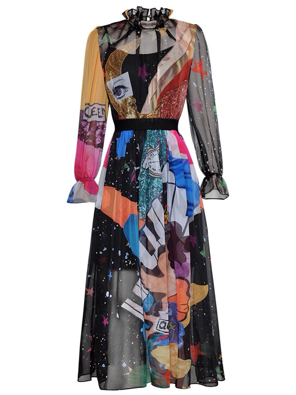 MAGGY Two Piece Printed Dress