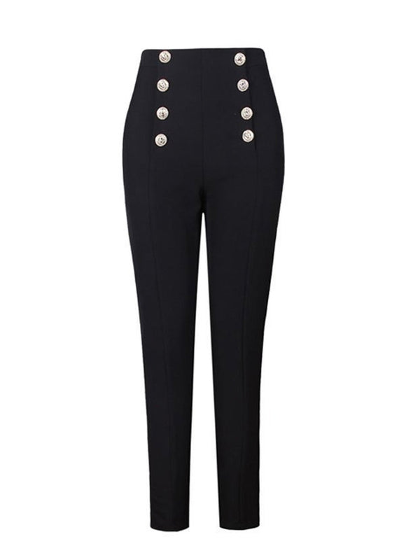 Hight Waist Skinny Trousers