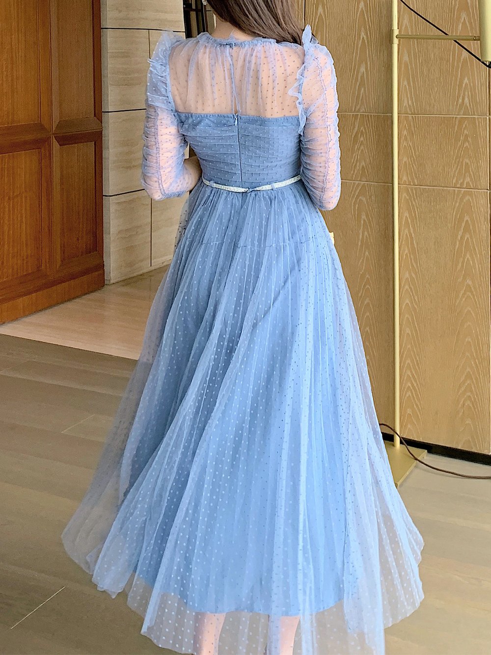 REBELLE Lace Midi Dress