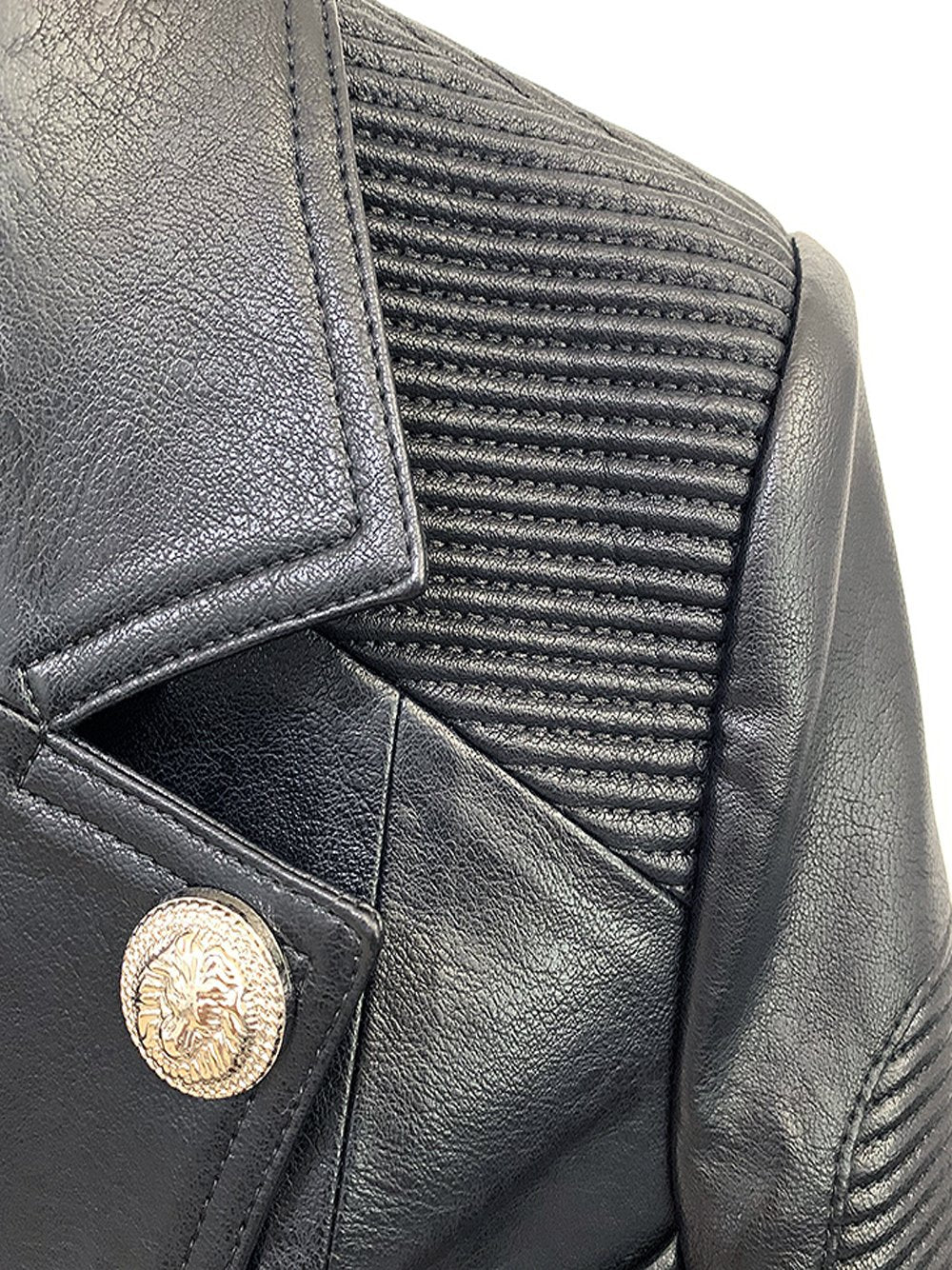 MOTORE Zipped Leather Jacket