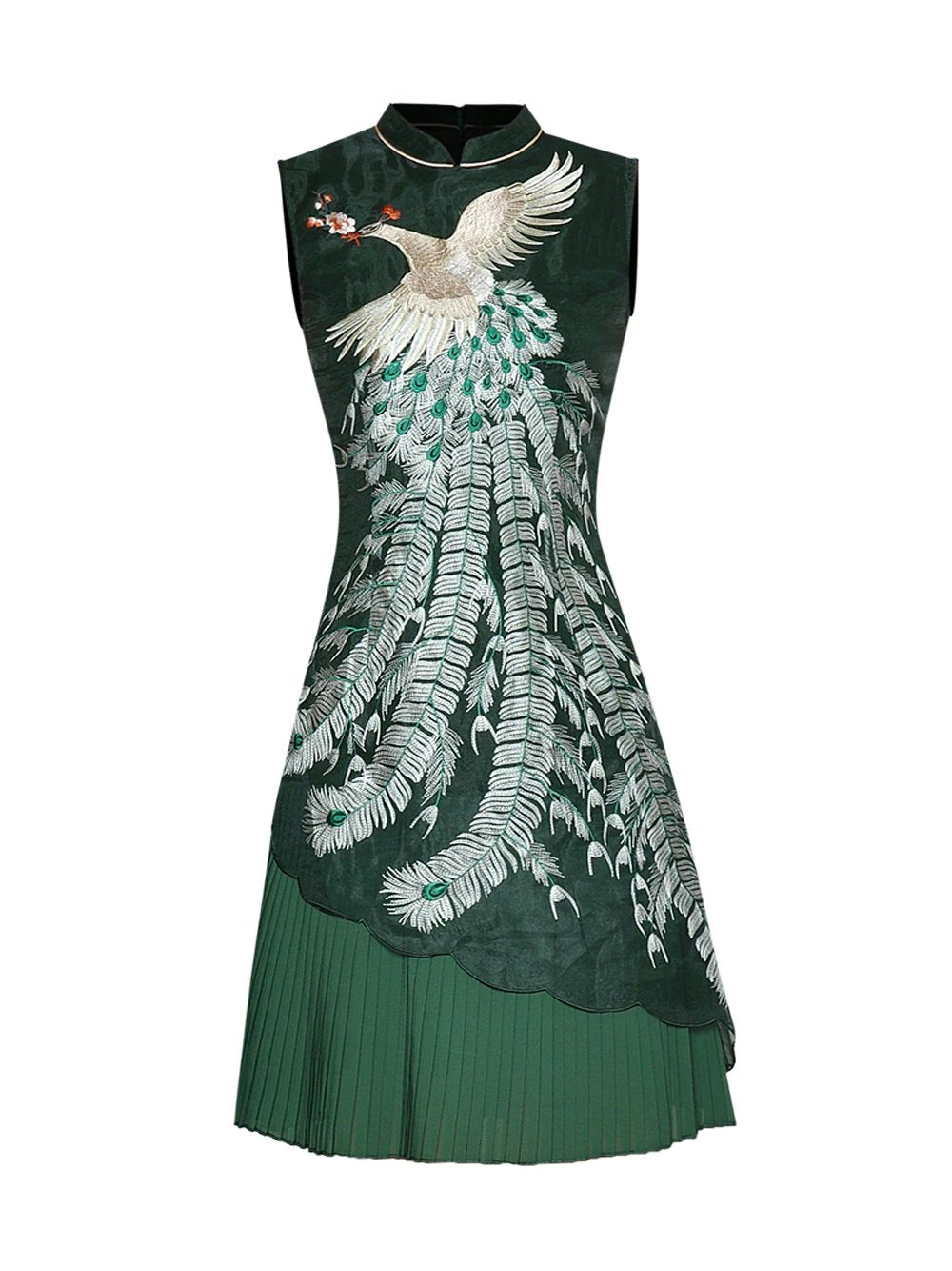 PEACELLE Embroidery Mini Dress
