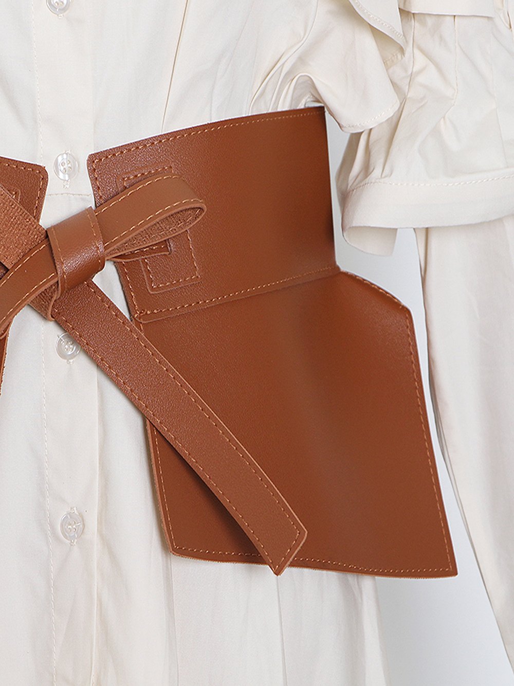GIA Mini Dress w Leather Belt