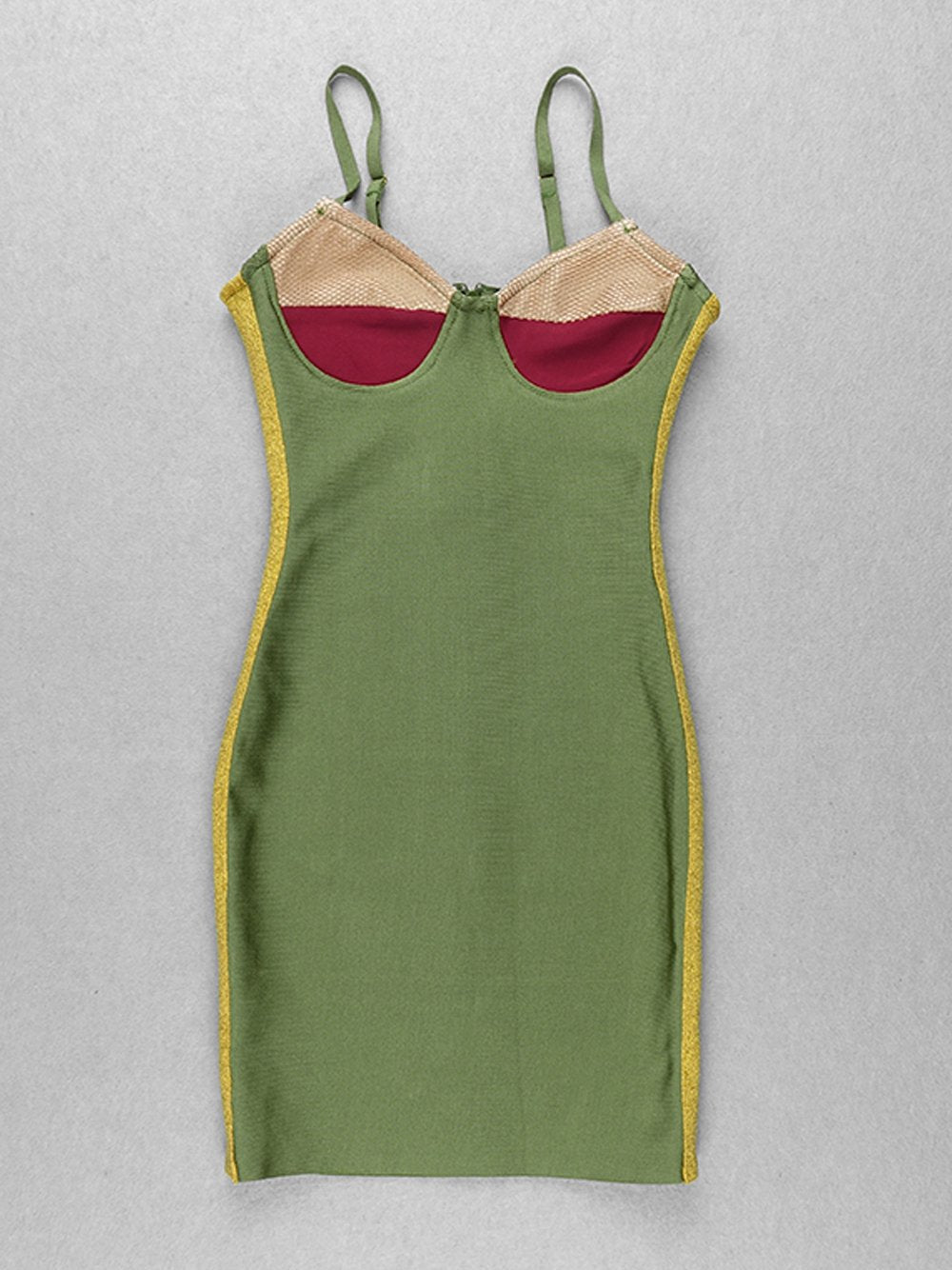 CLÁSICA Green Mini Dress