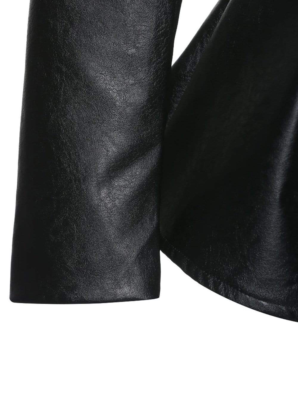 GF Faux-Leather Corset Jacket