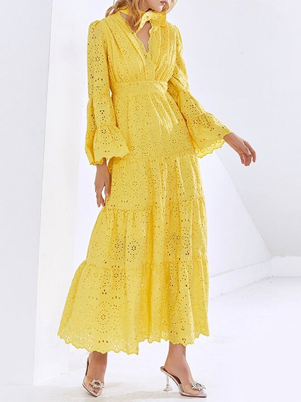 SANTANA Lace Maxi Dress