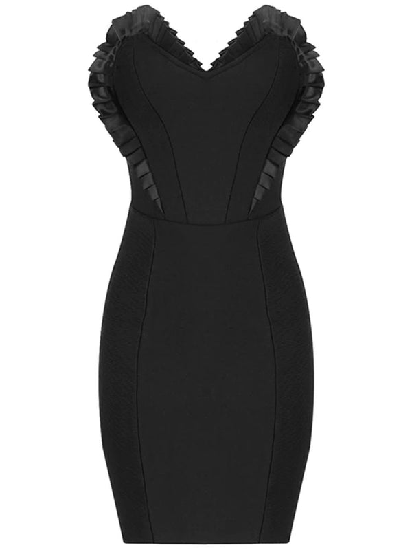 STELLA Strapless Ruched Dress