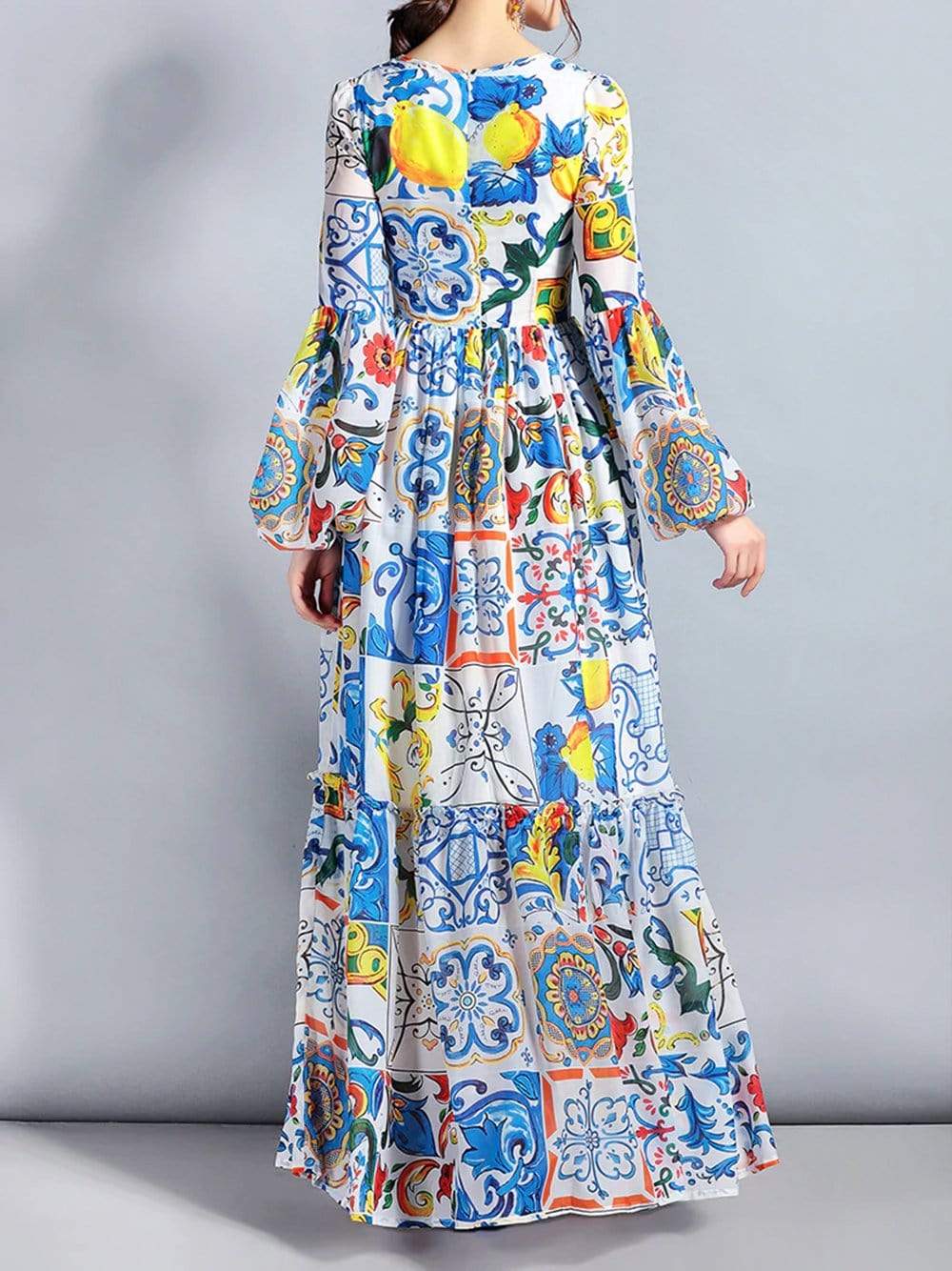 DAPHY Colourful Casual Long Dress