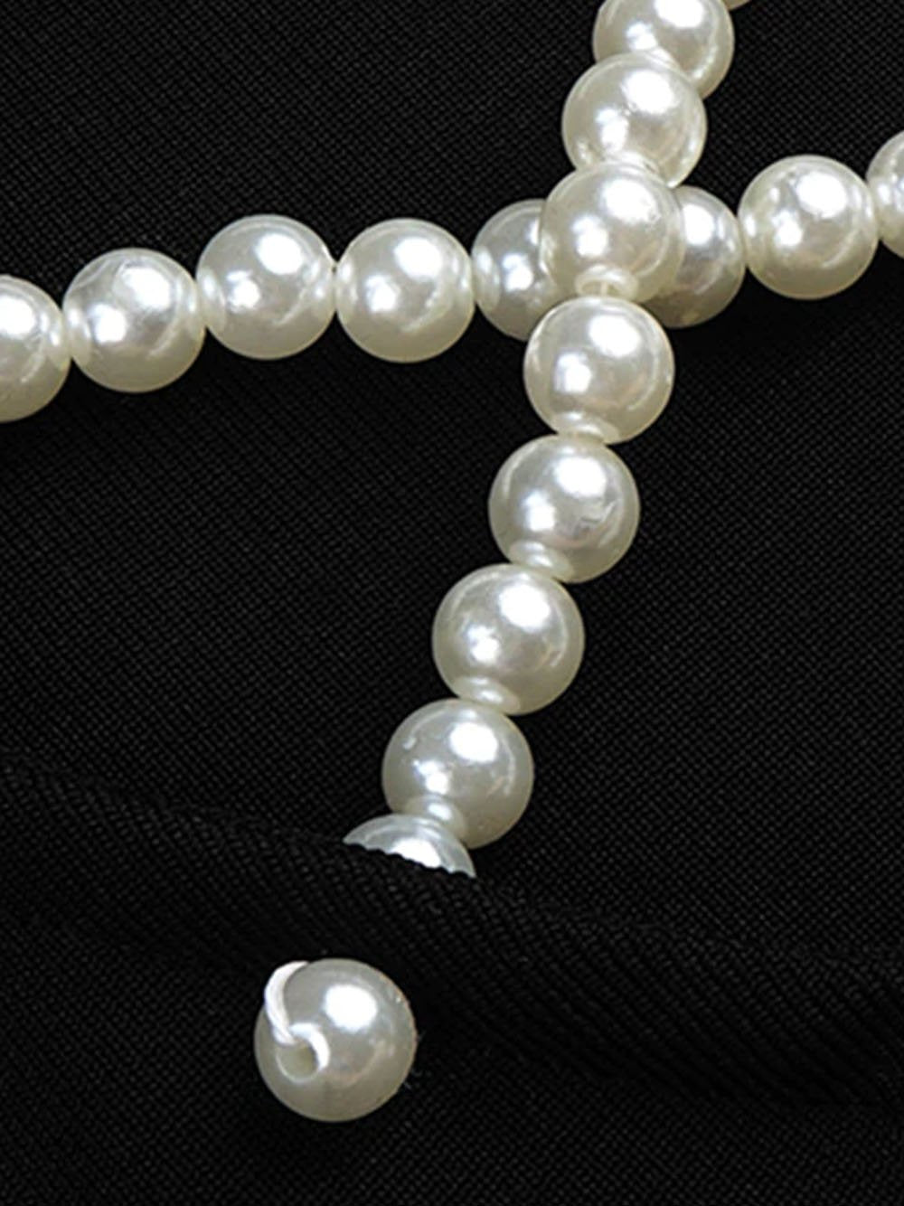 PERLA Mini Dress w Pearls