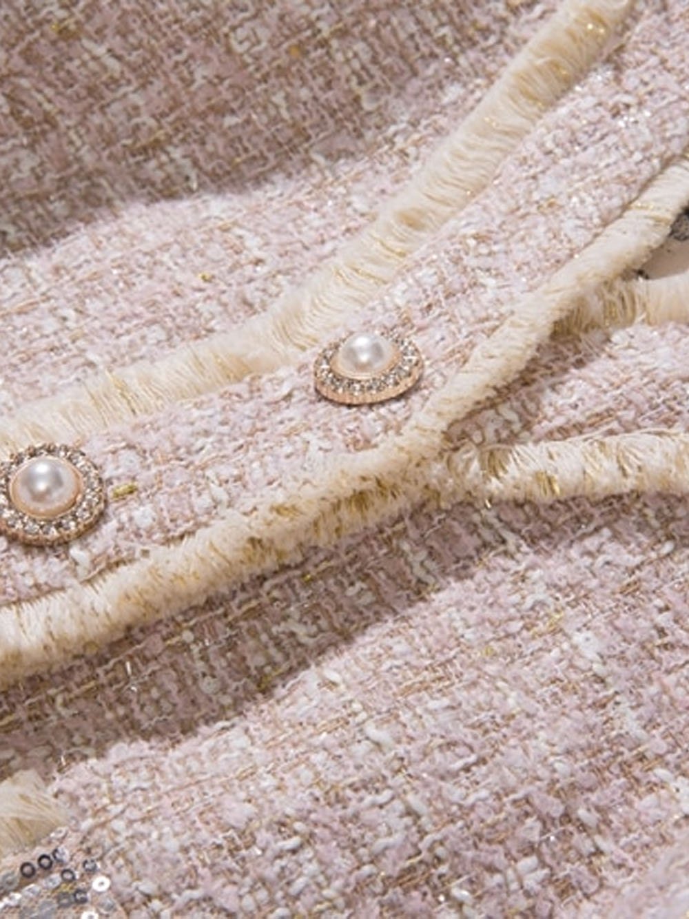 MARI Tweed Top & Skirt Set