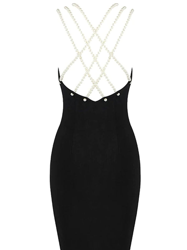 PERLA Mini Dress w Pearls