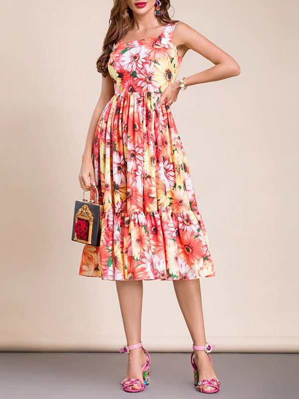 FANNE Floral Midi Dress