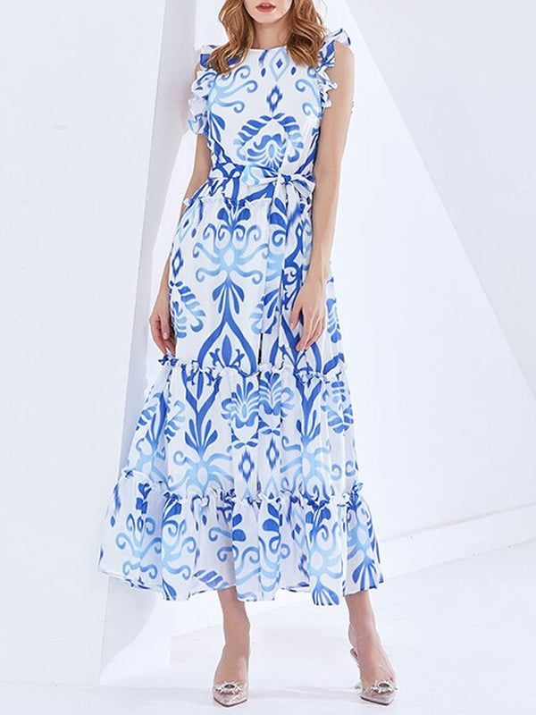 HARPETA Print Maxi Dress