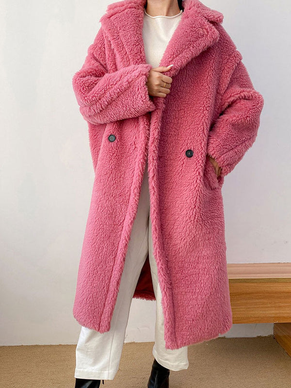 SIMBO Faux Fur Teddy Bear Coat