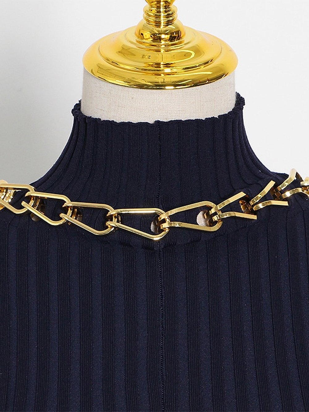 MYLA Chains Backless Mini Dress