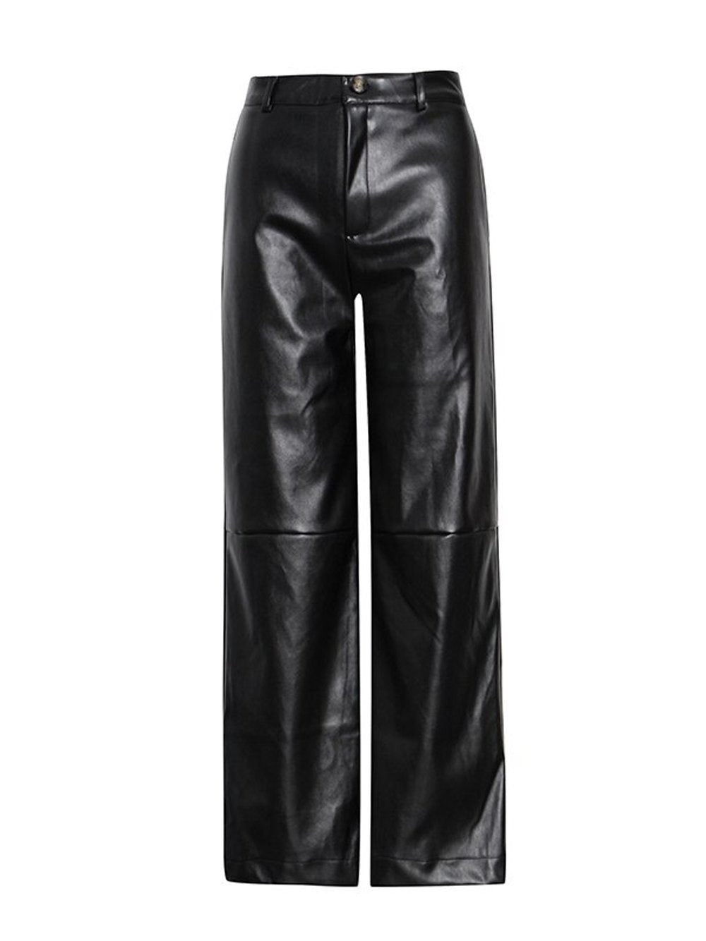 Faux Leather Pantsuit