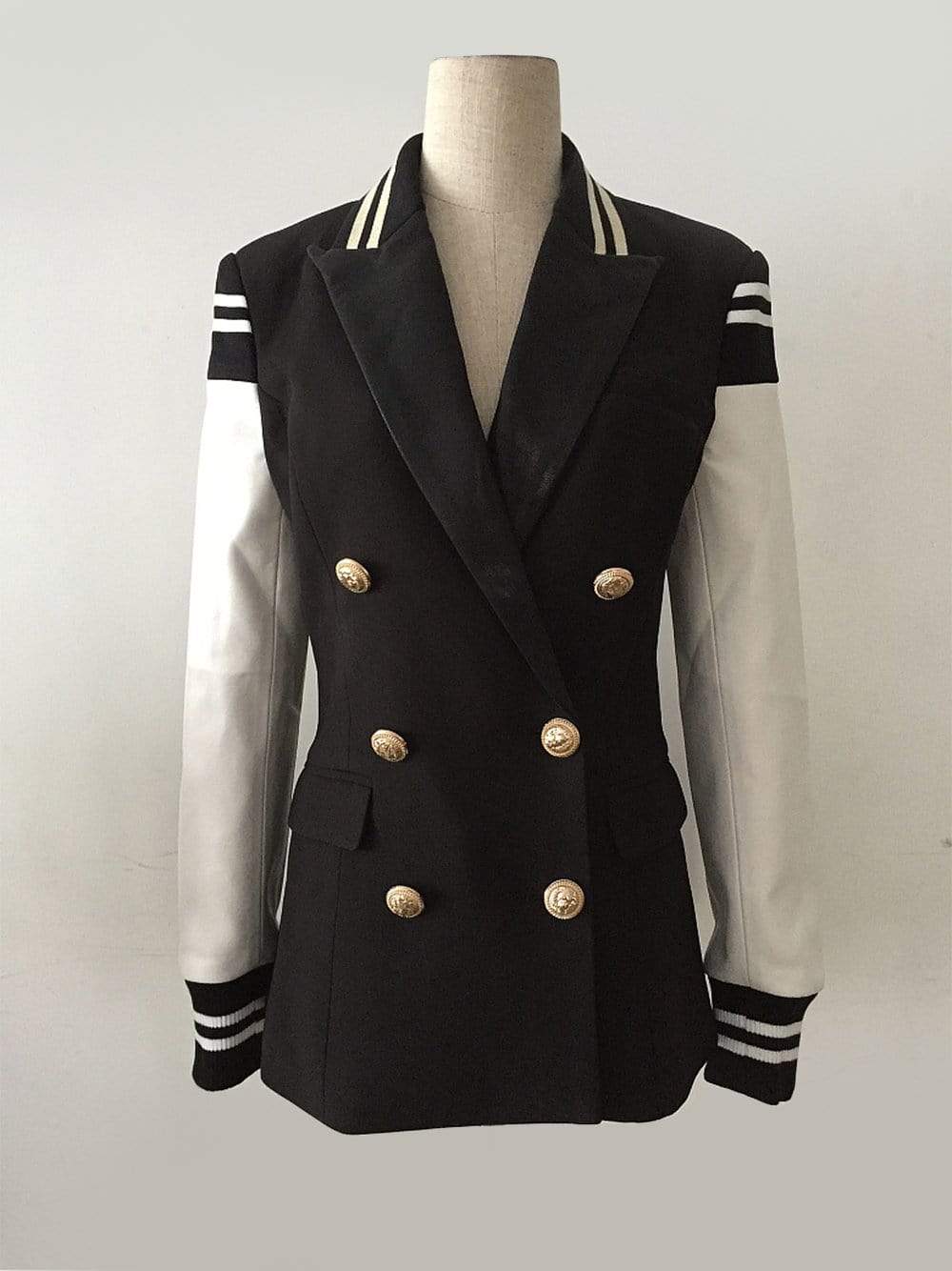 Fitted Stripe Detail Jacket