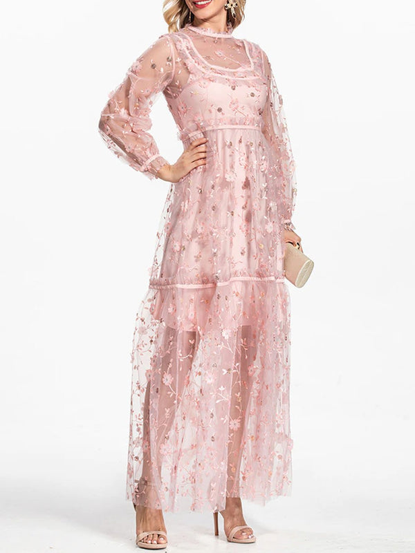 XENIA Lace Maxi Dress