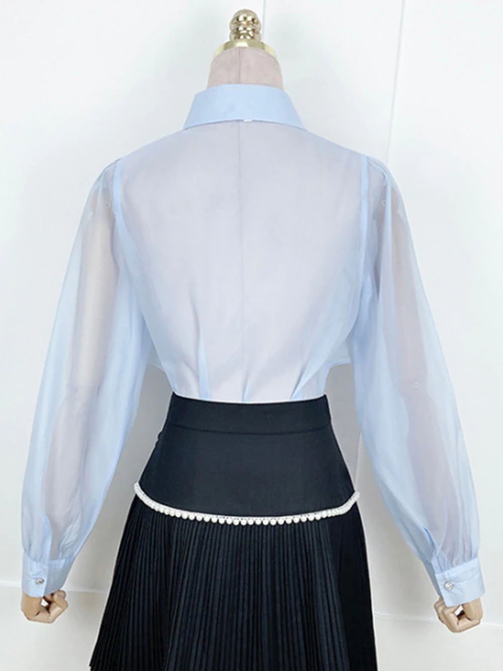ALMA Bowknot Perspective Blouse