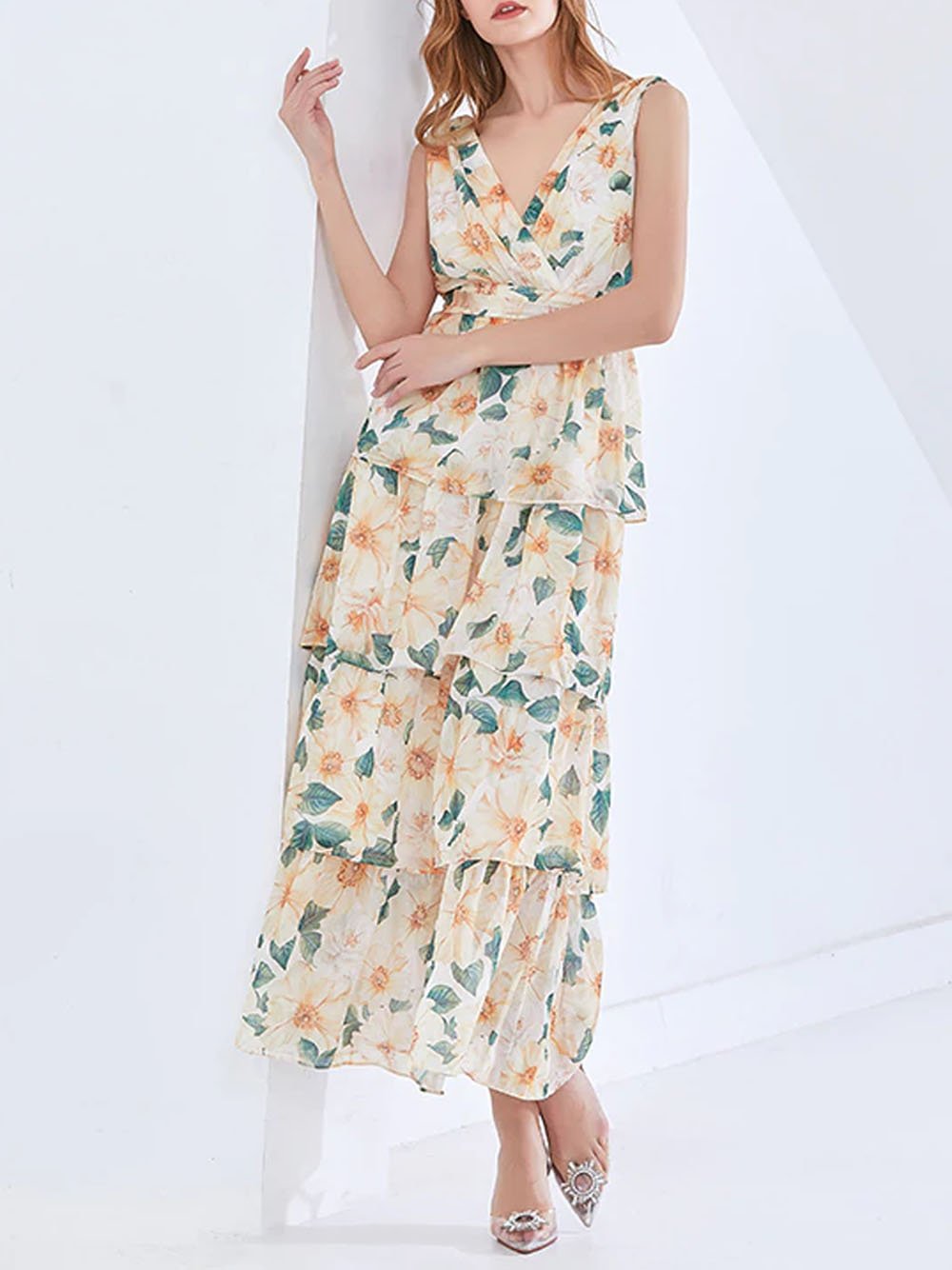 ARYE Floral Maxi Dress