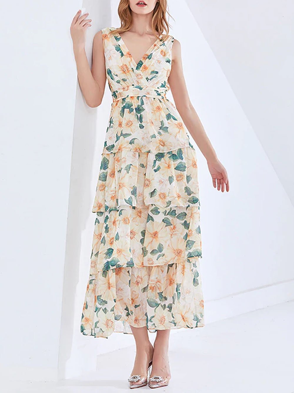 ARYE Floral Maxi Dress