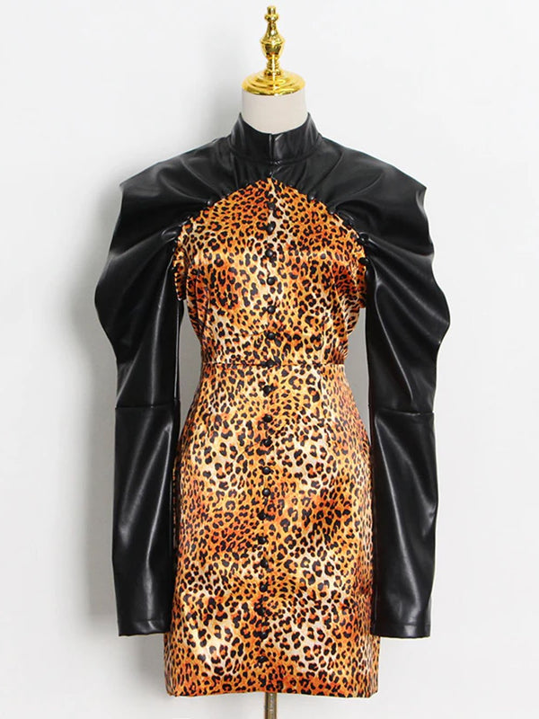 SIA Leopard Mini Dress