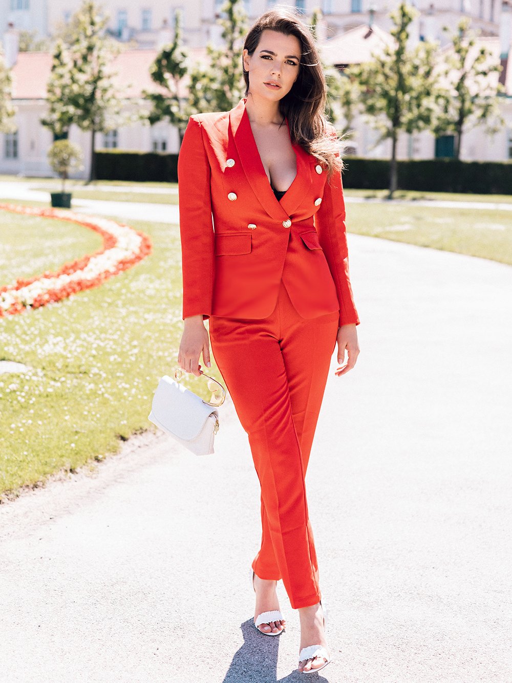 ROSSO Double Breasted Blazer & Pants Set