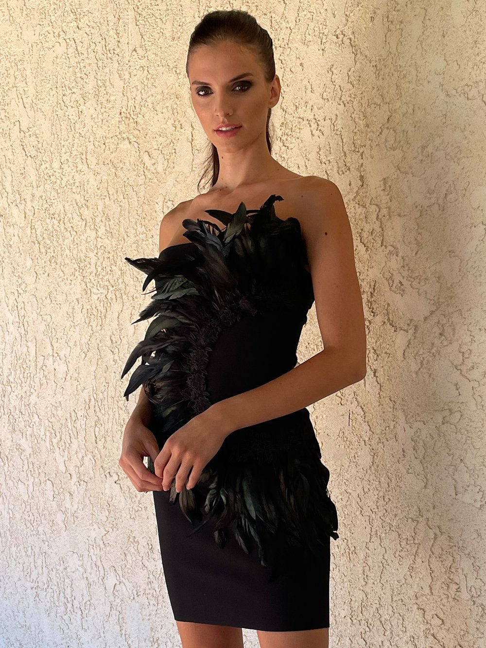 HESTER Feathers Dress