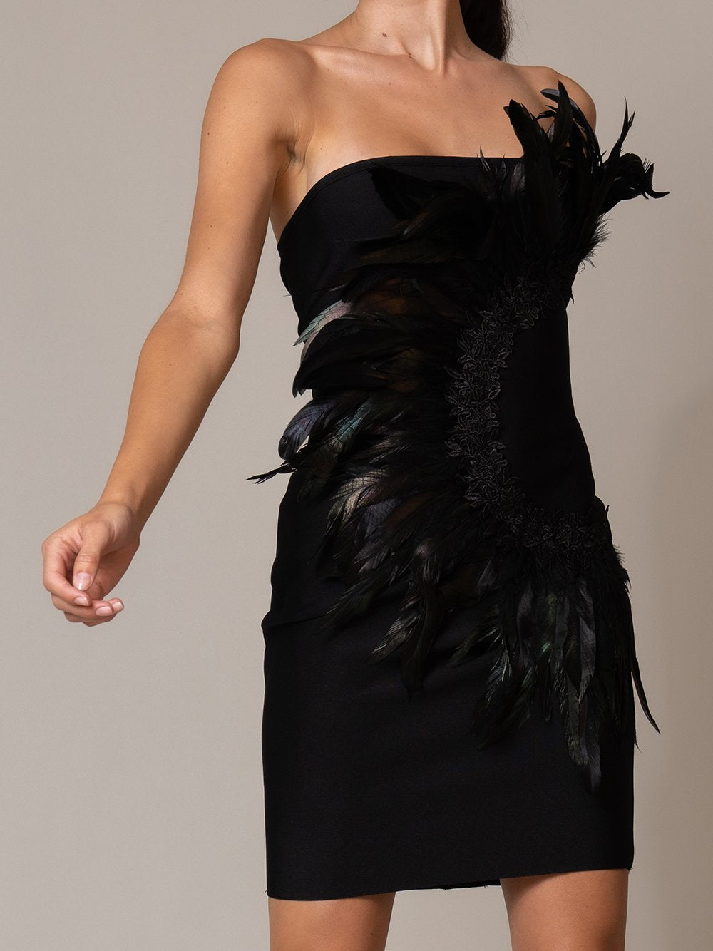 HESTER Feathers Dress