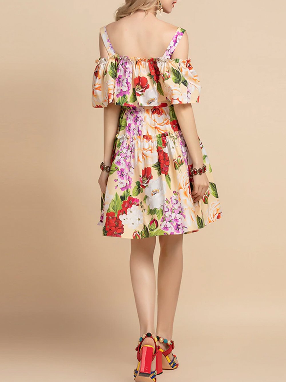 BOGATI Floral Mini Dress