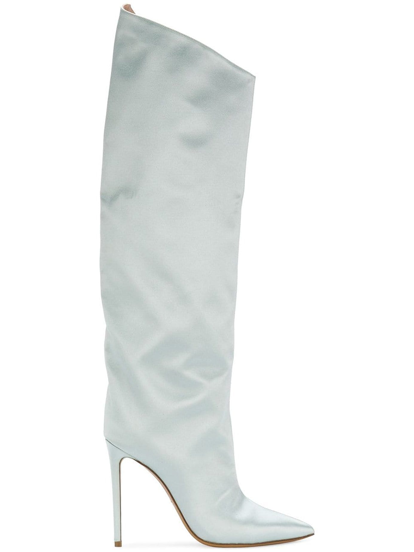 Patent Leather Boots in White