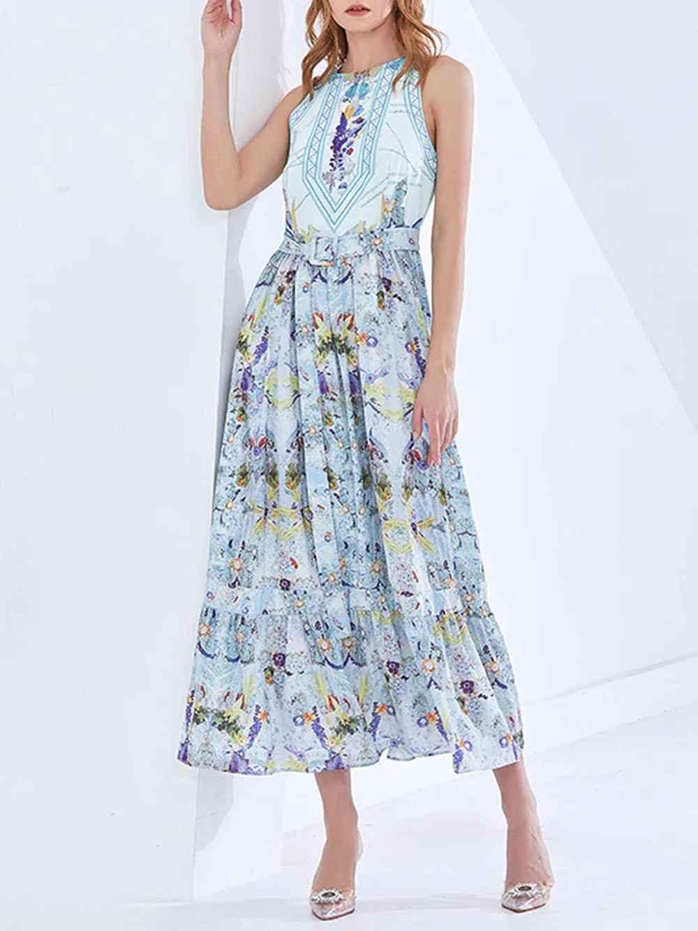 REAGAN  Floral Maxi Dress