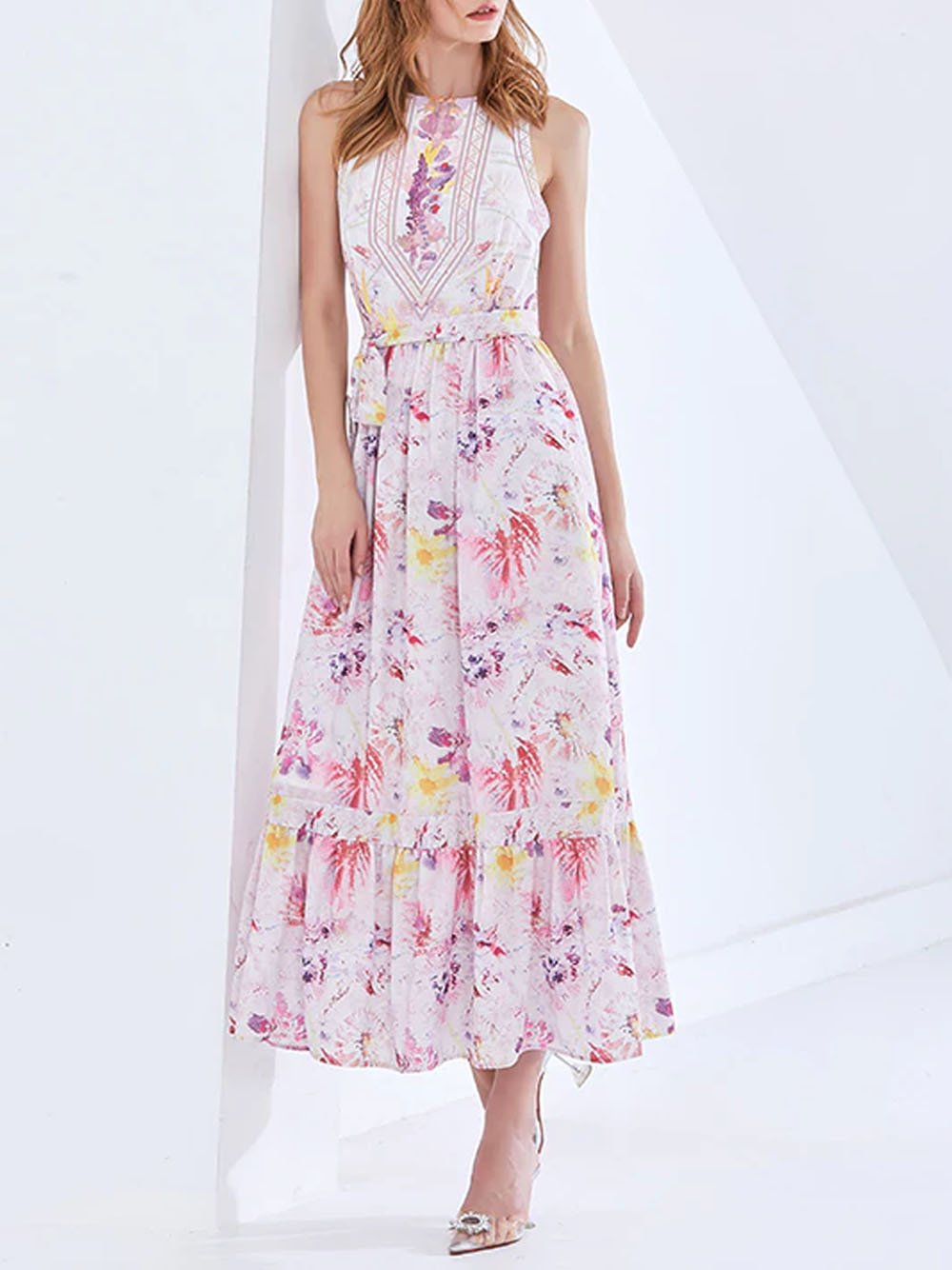 REAGAN  Floral Maxi Dress